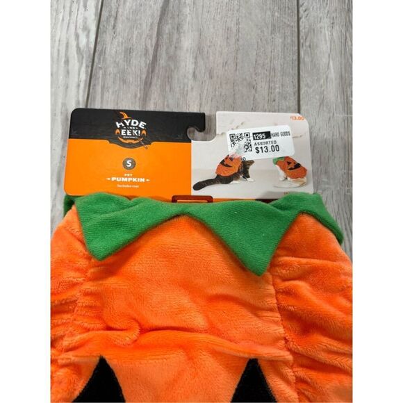 Target Hyde & Eek pumpkin pet Halloween costume size S - Picture 3 of 9